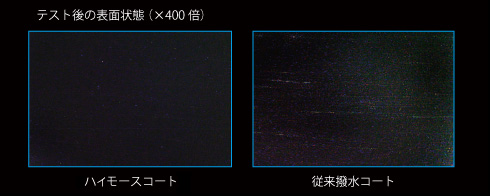 撥水テストの画像